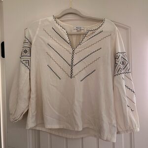 Madewell boho shirt